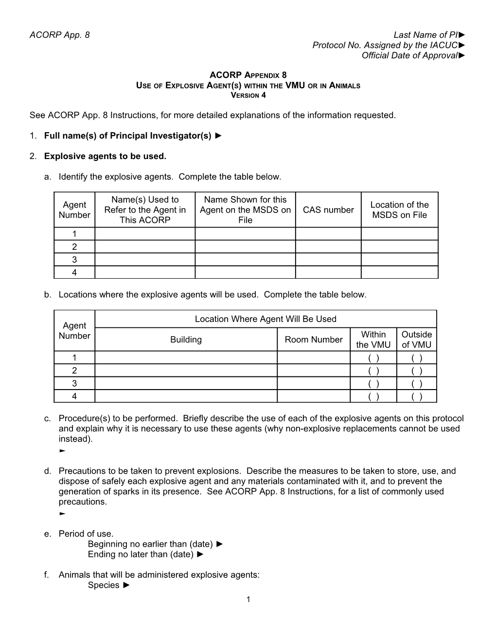 ACORP Appendix 8 (Portland VA Medical Center)