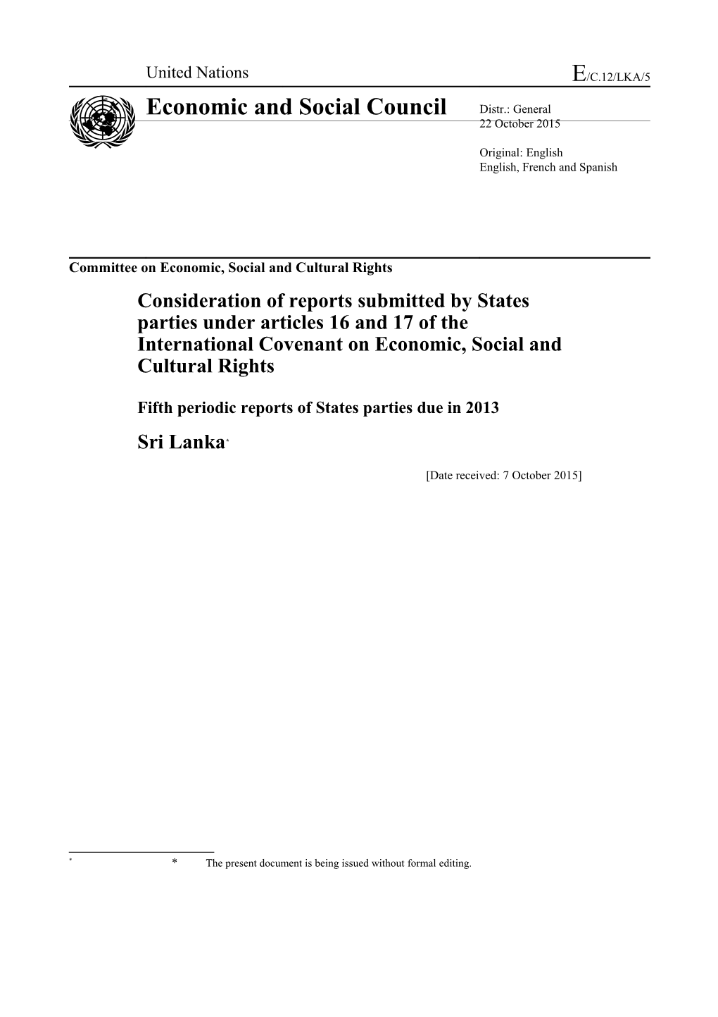 Committee on Economic, Social and Cultural Rights s1