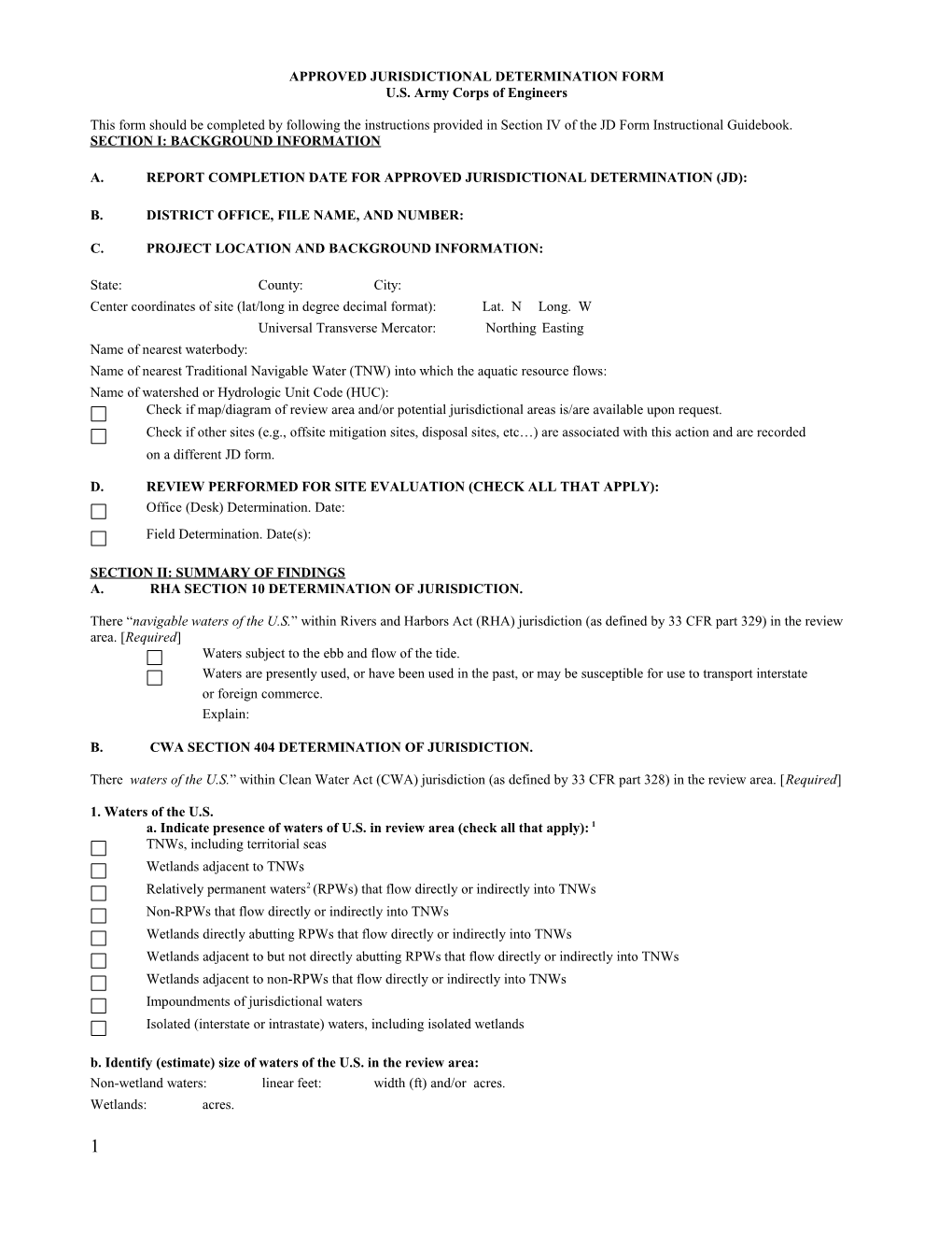 Approved Jurisdictional Determination Form s4