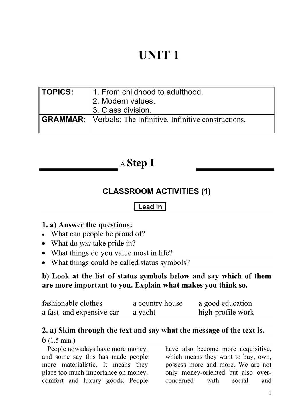 Classroom Activities (1) s1