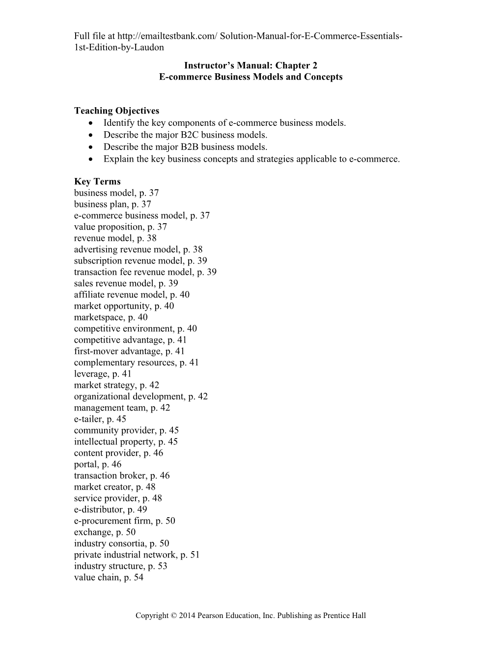 Instructor's Manual Chapter 2