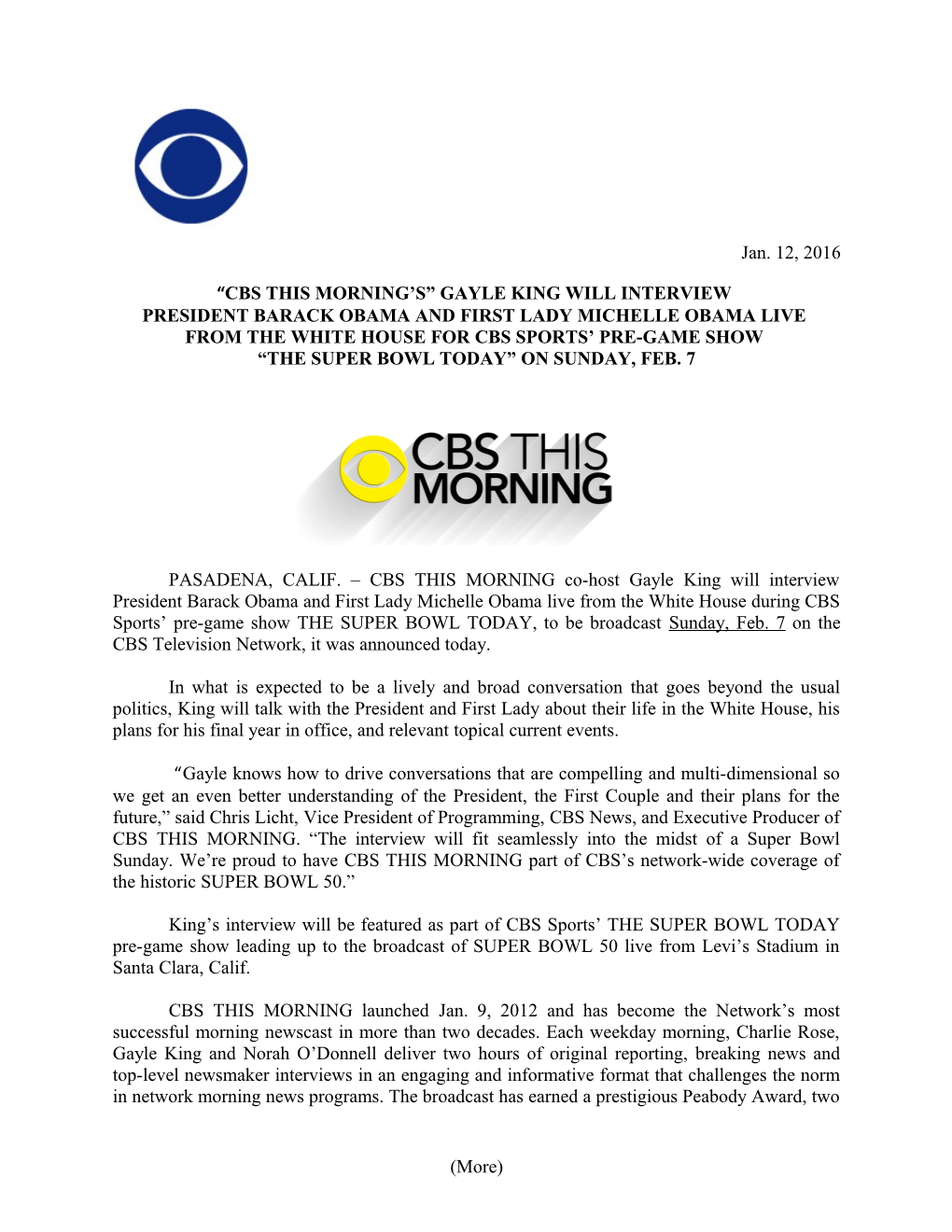 Cbs This Morning S Gayle King Will Interview President Barack Obama and First Lady Michelle