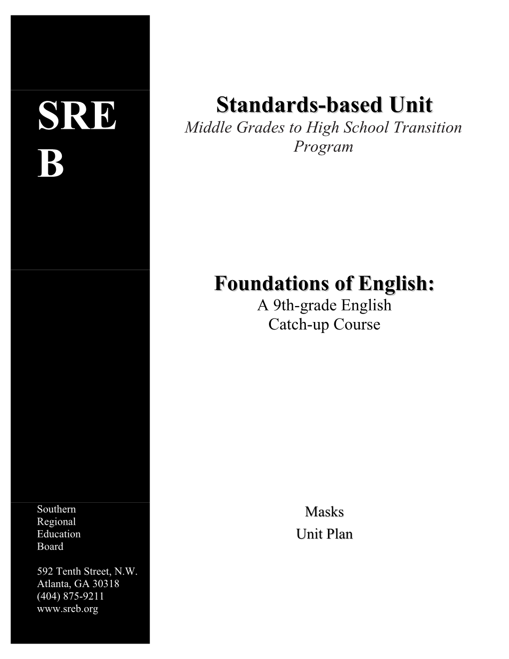 Unit Plan Overview