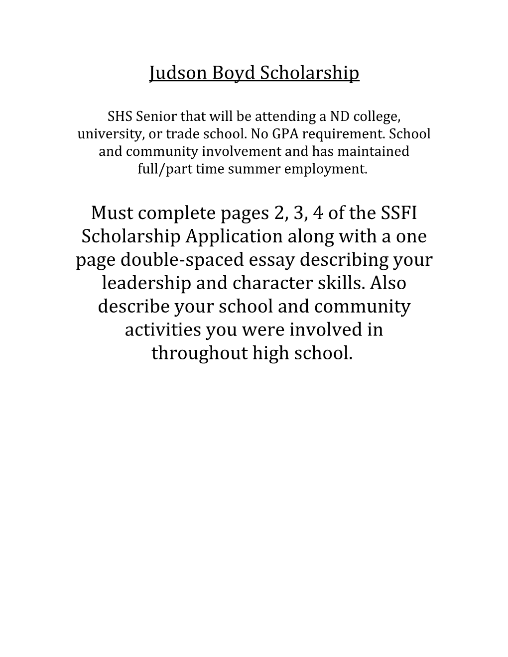 Stanley Scholarship Funds, Inc