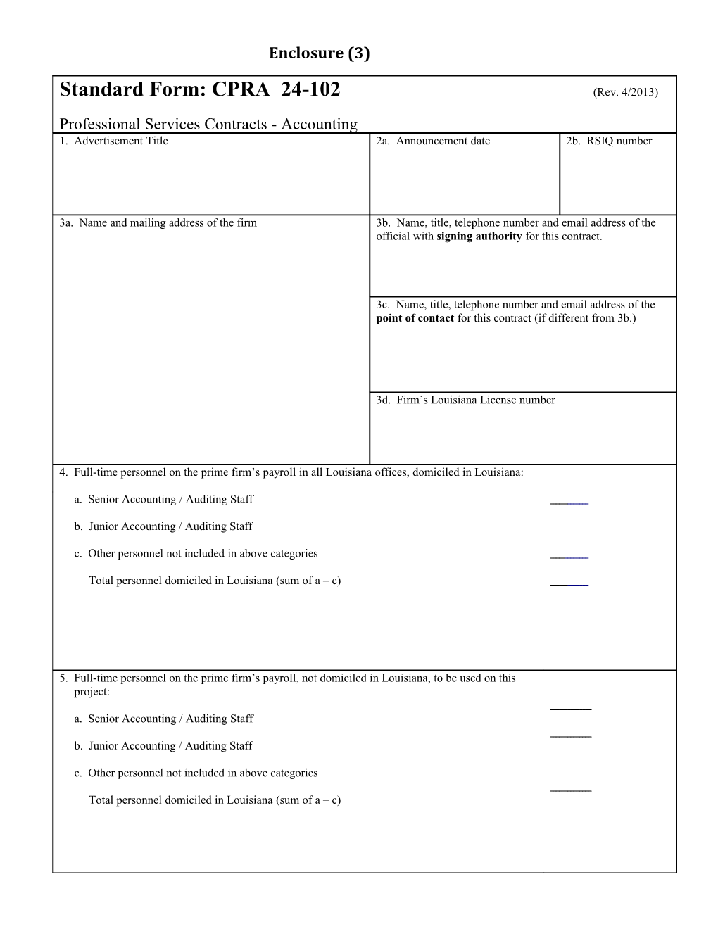 Standard Form: Dotd 24-102 s1