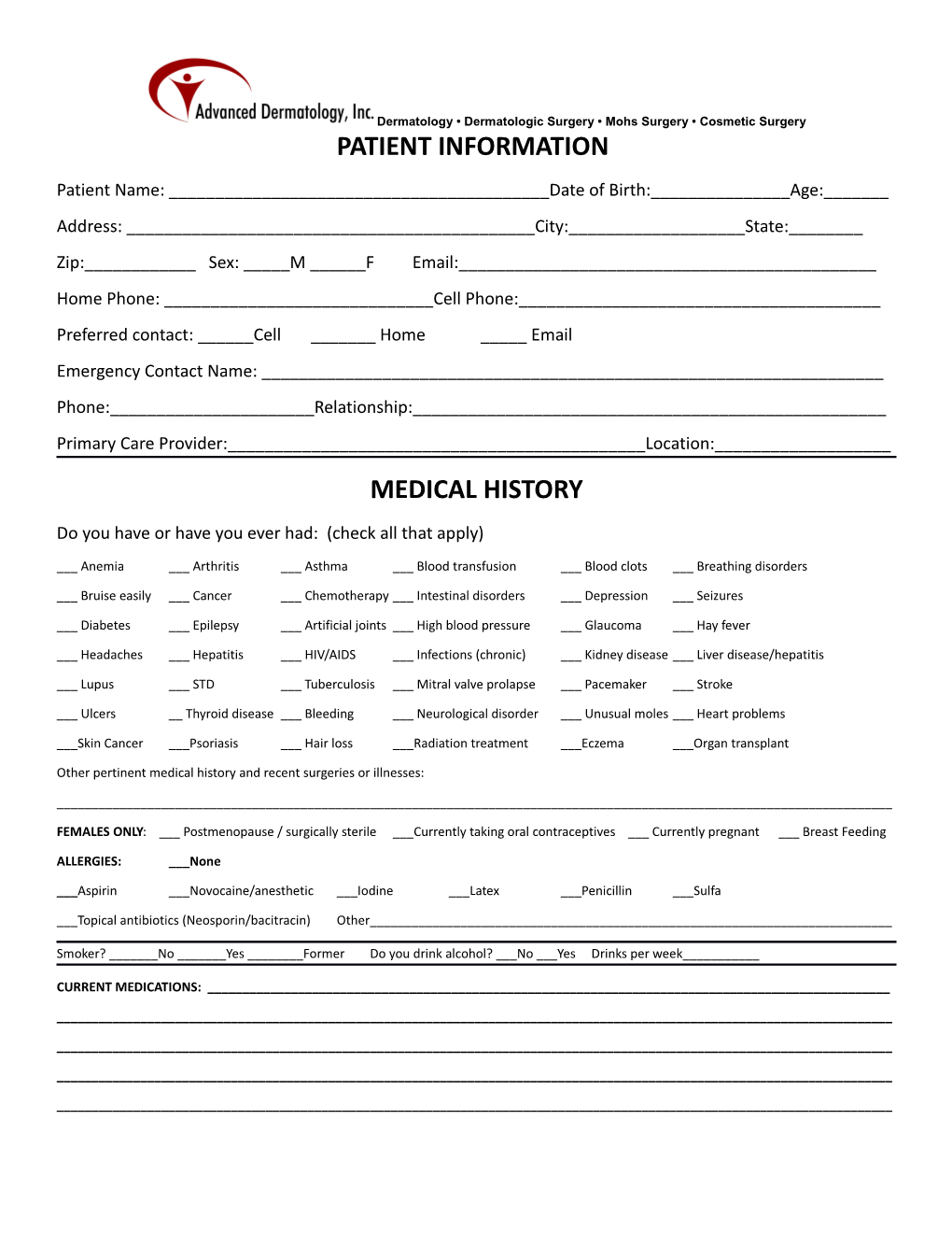 Wound Closure/Reconstruction