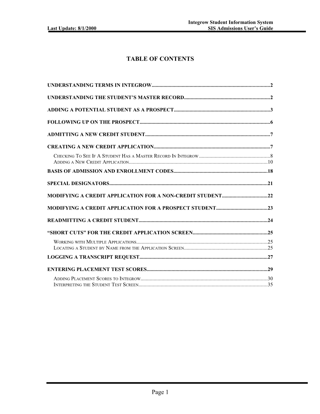 Table of Contents s181