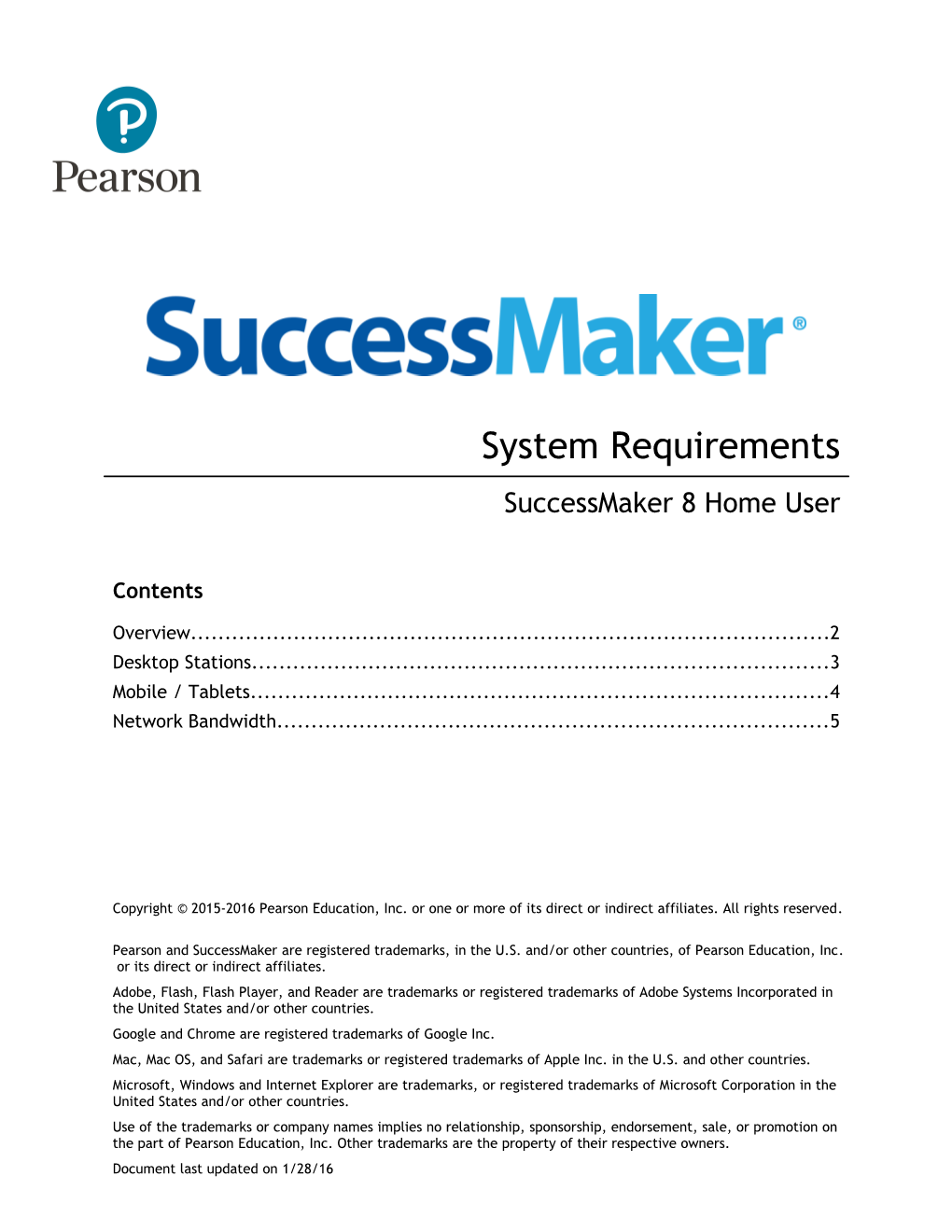 Successmaker 8 Home User System Requirements