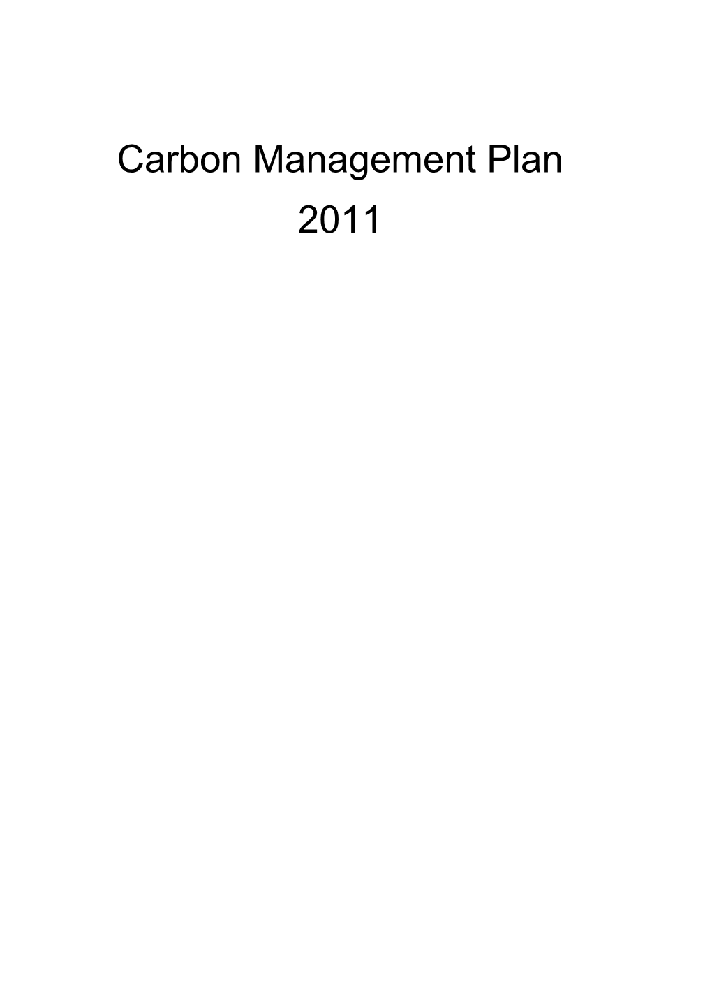 Carbon Management Plan s1