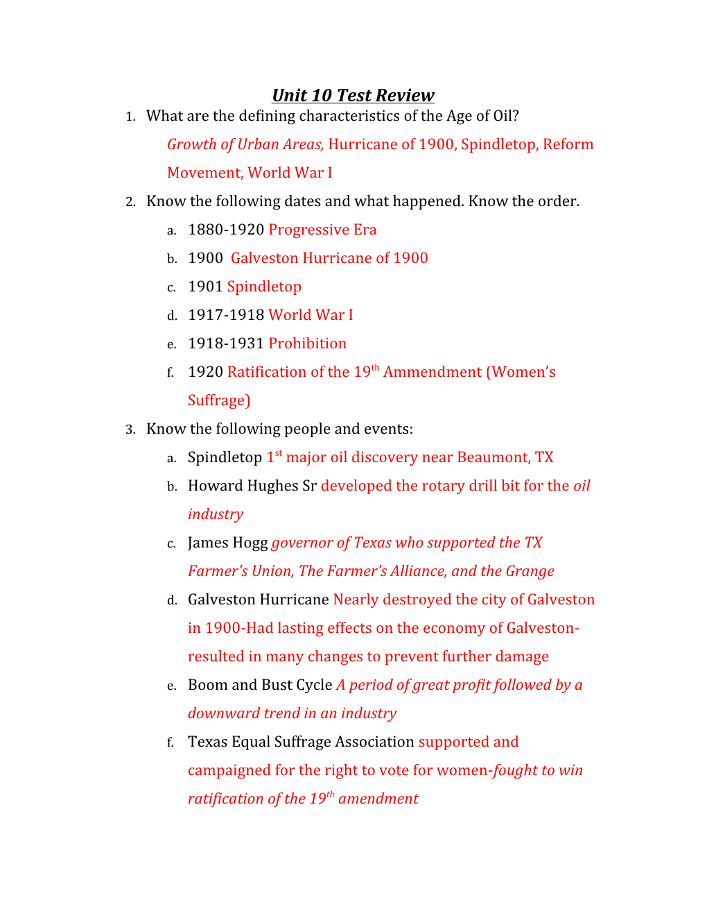 1. What Are the Defining Characteristics of the Age of Oil?