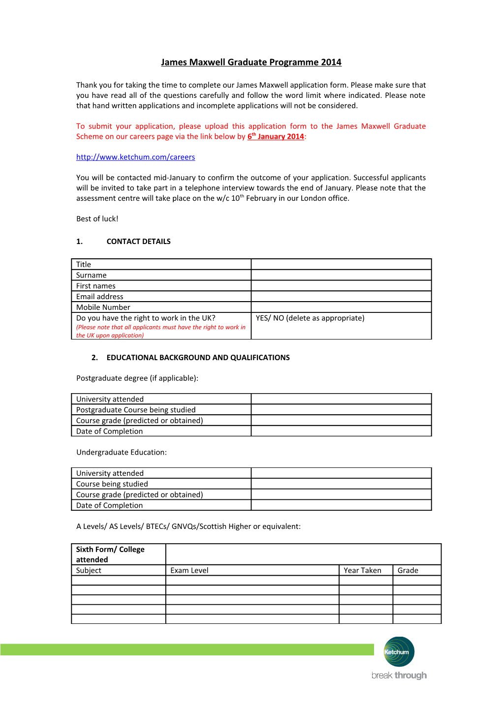 James Maxwell Programme 2009