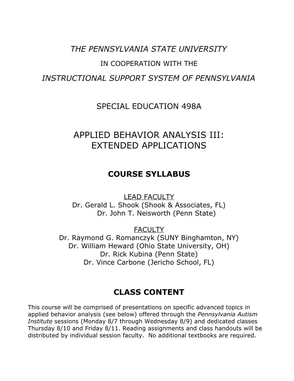 Pennsylvania State University s1