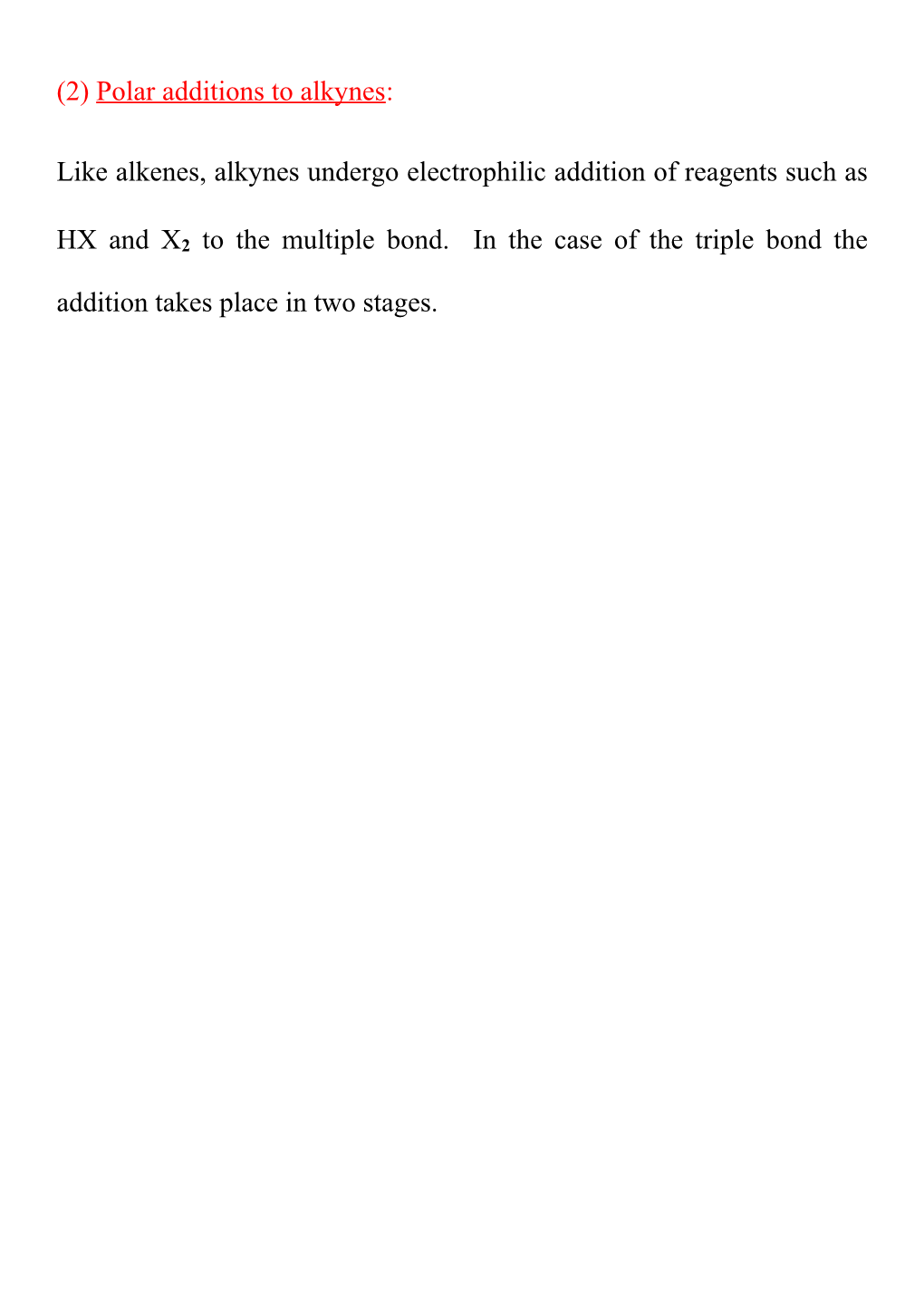 The Carbon-Carbon Double Bond - the Chemistry of Alkenes s1