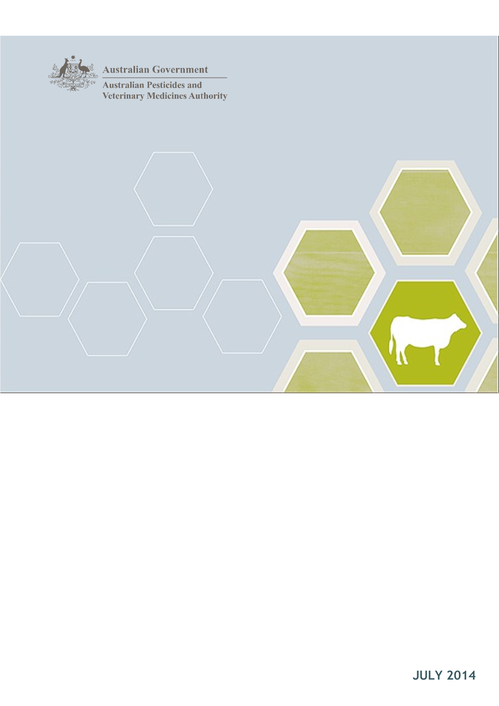 Report of Adverse Experiences for Veterinary Medicines and Agricultural Chemicals - 2013