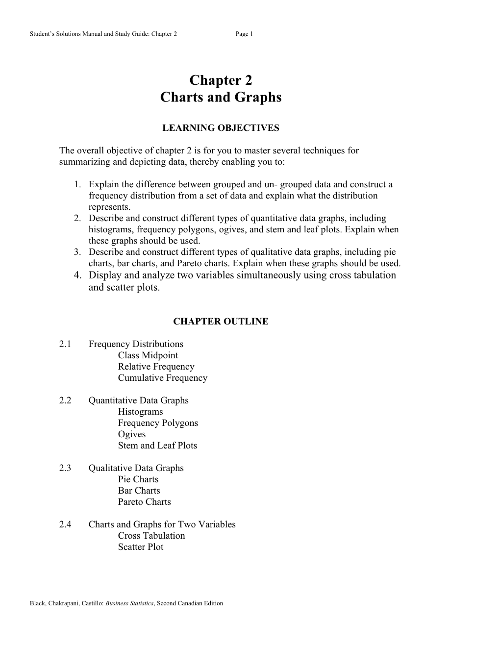 Student S Solutions Manual and Study Guide: Chapter 2 Page 1