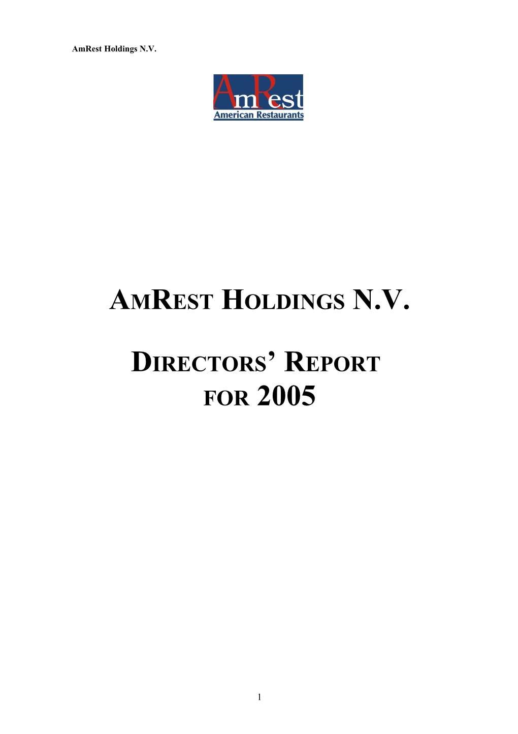 Amrest Holdings N.V