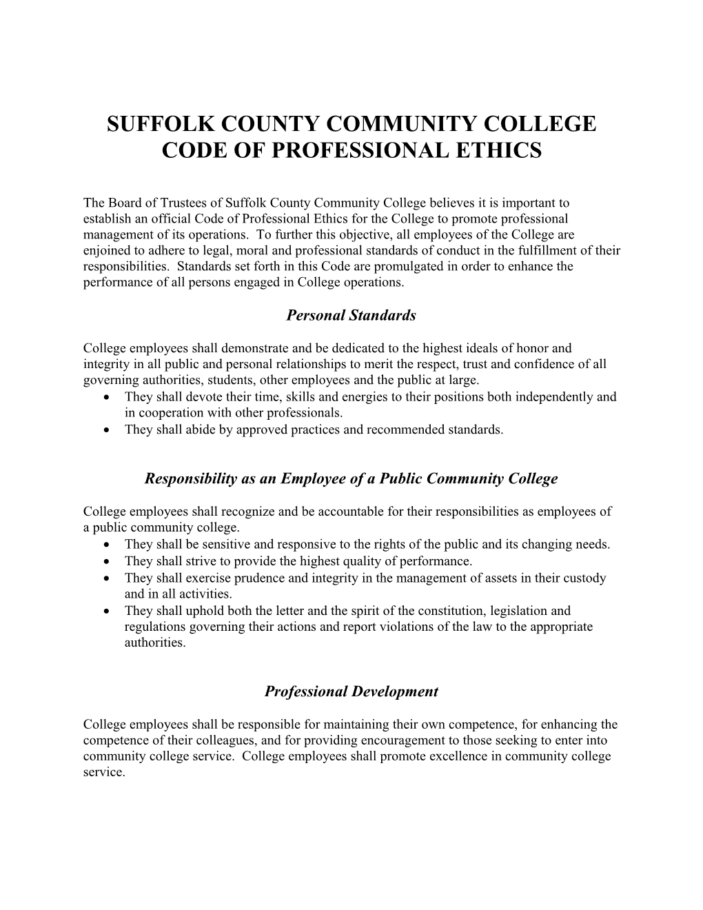 Suffolk County Community College s19