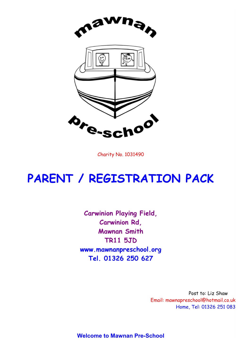 Parent / Registration Pack