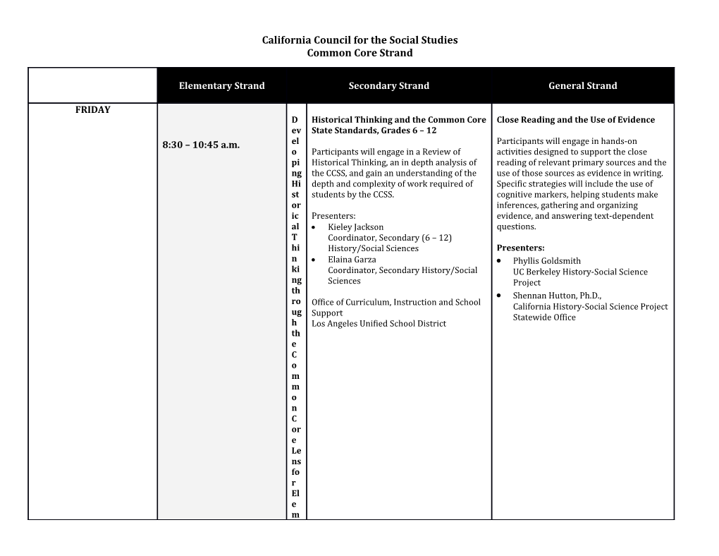 California Council for the Social Studies s1