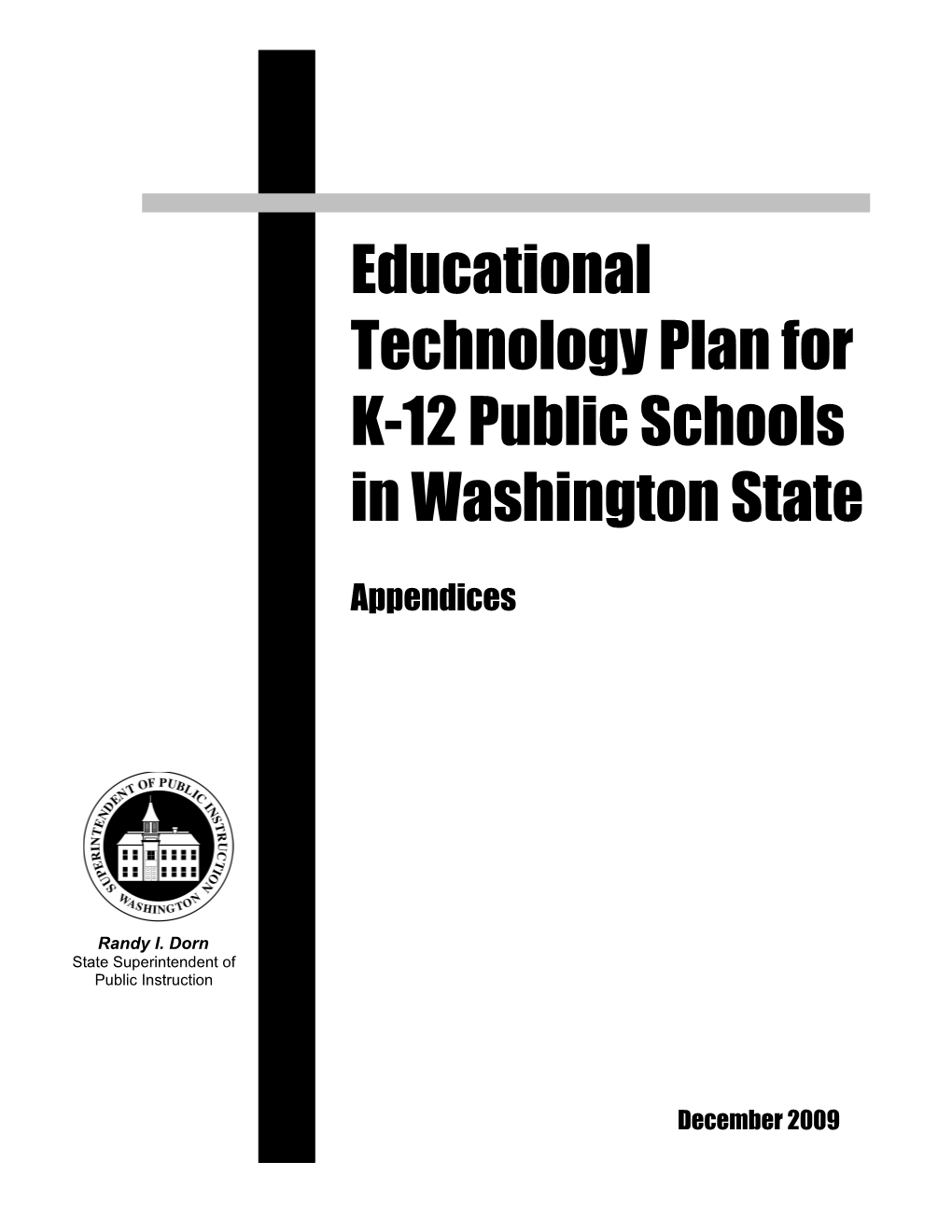 Educational Technology Plan for K-12 Public Schools in Washington State