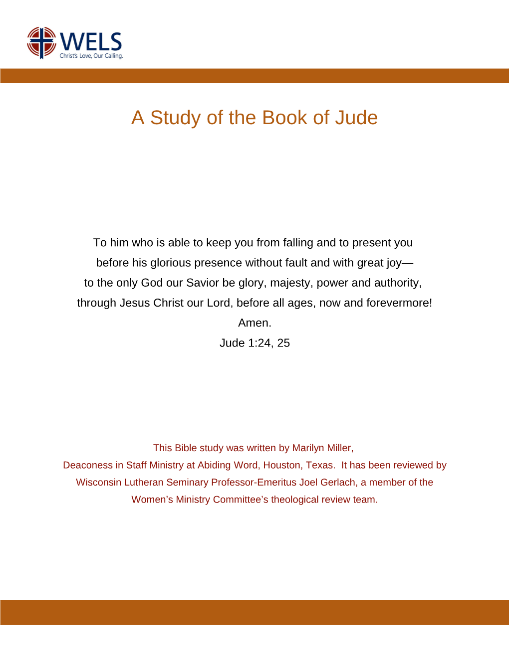 A Study of the Book of Jude