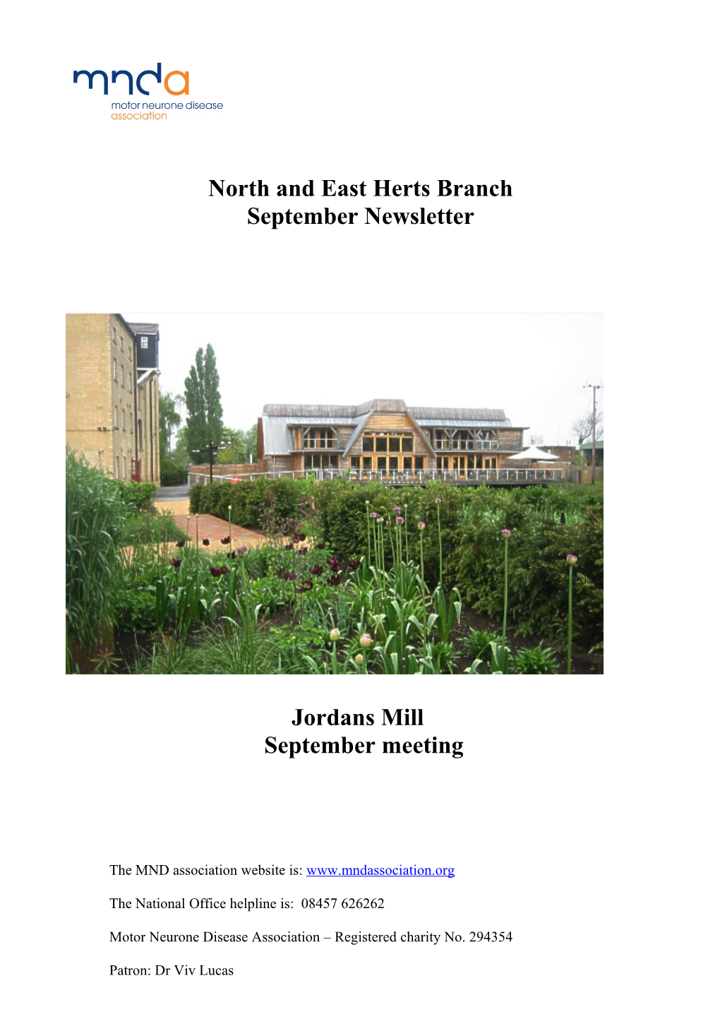 North and East Herts Branch