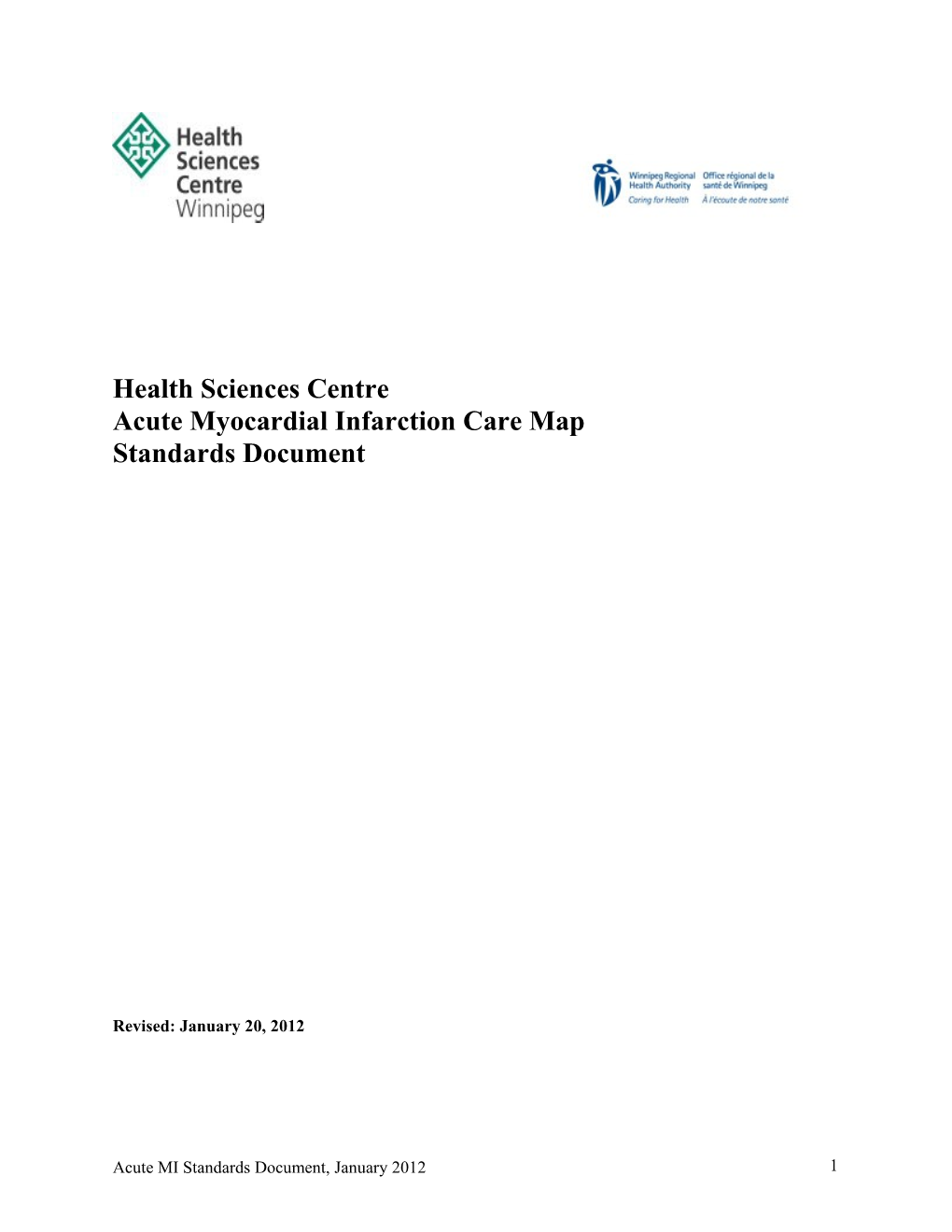 Acute Myocardial Infarction Care Map