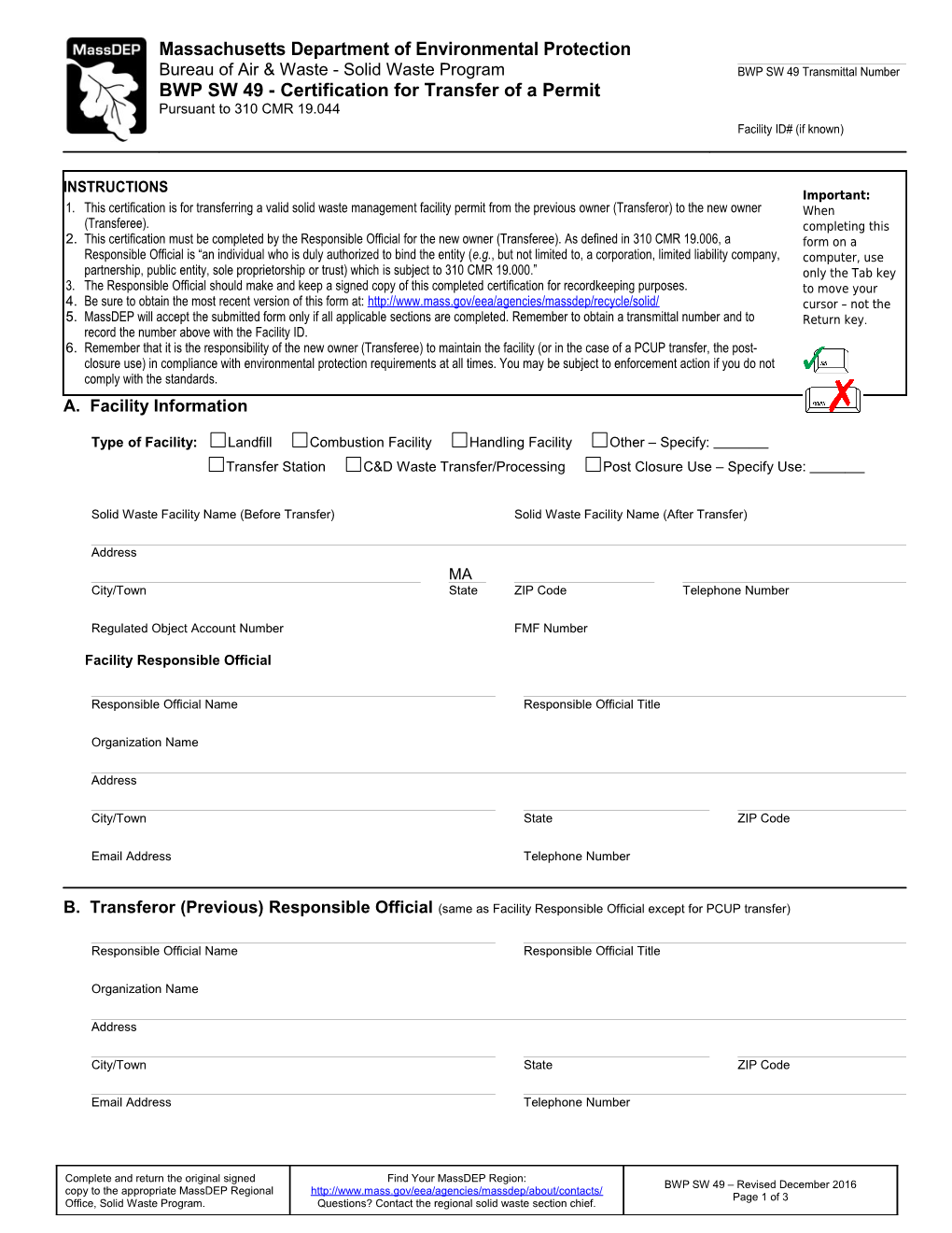 Form Instructions & Guidelines s1