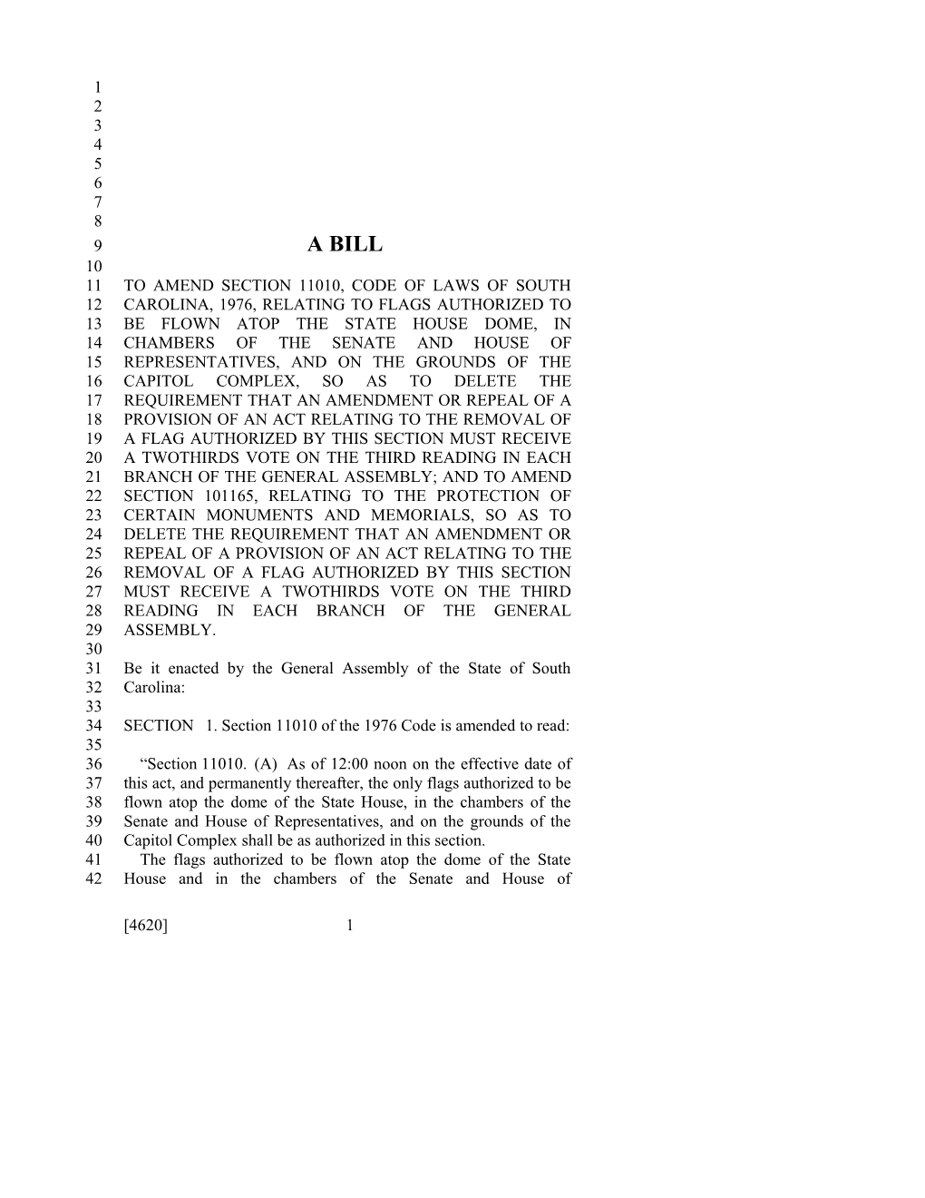 2015-2016 Bill 4620 Text of Previous Version (Jan. 12, 2016) - South Carolina Legislature Online