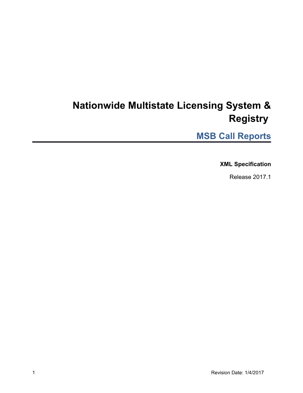 Nationwide Multistate Licensing System & Registry