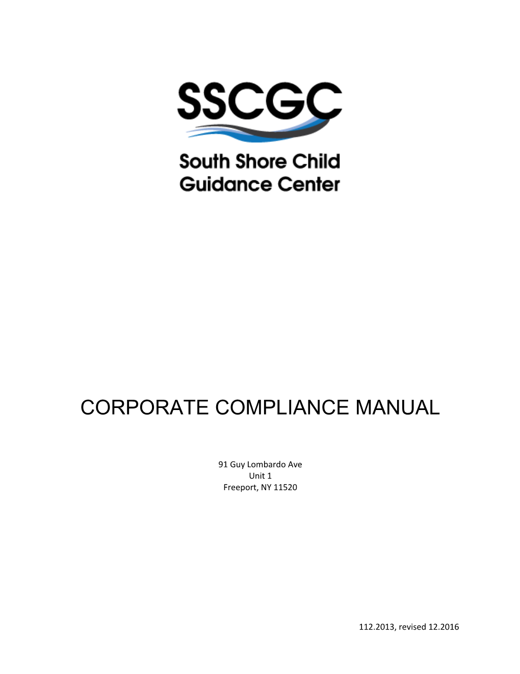 Corporate Compliance Manual