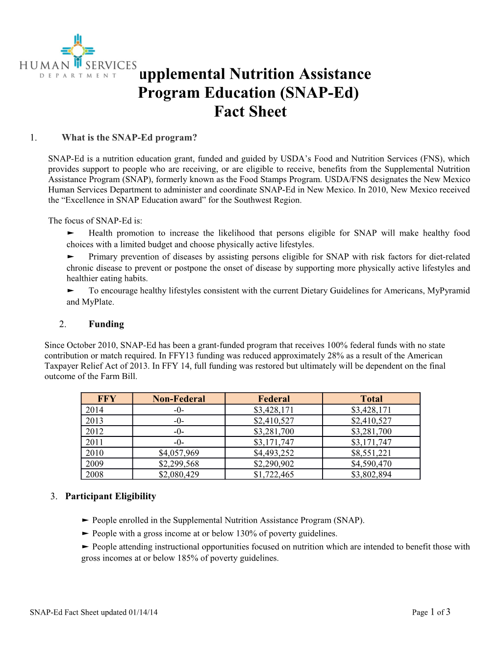 New Mexico General Assistance Program