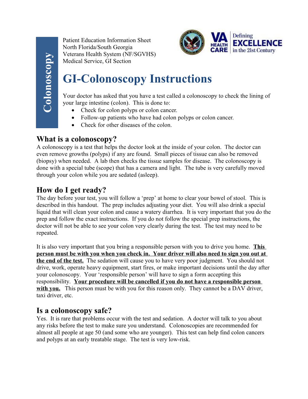 GI- Colonoscopy Instructions