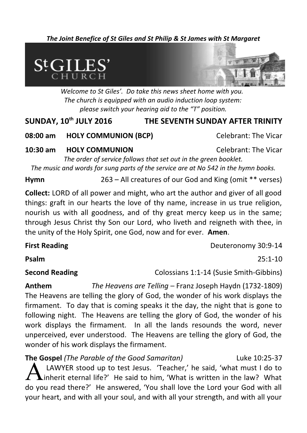 The Joint Benefice of St Giles and St Philip & St James with St Margaret s3