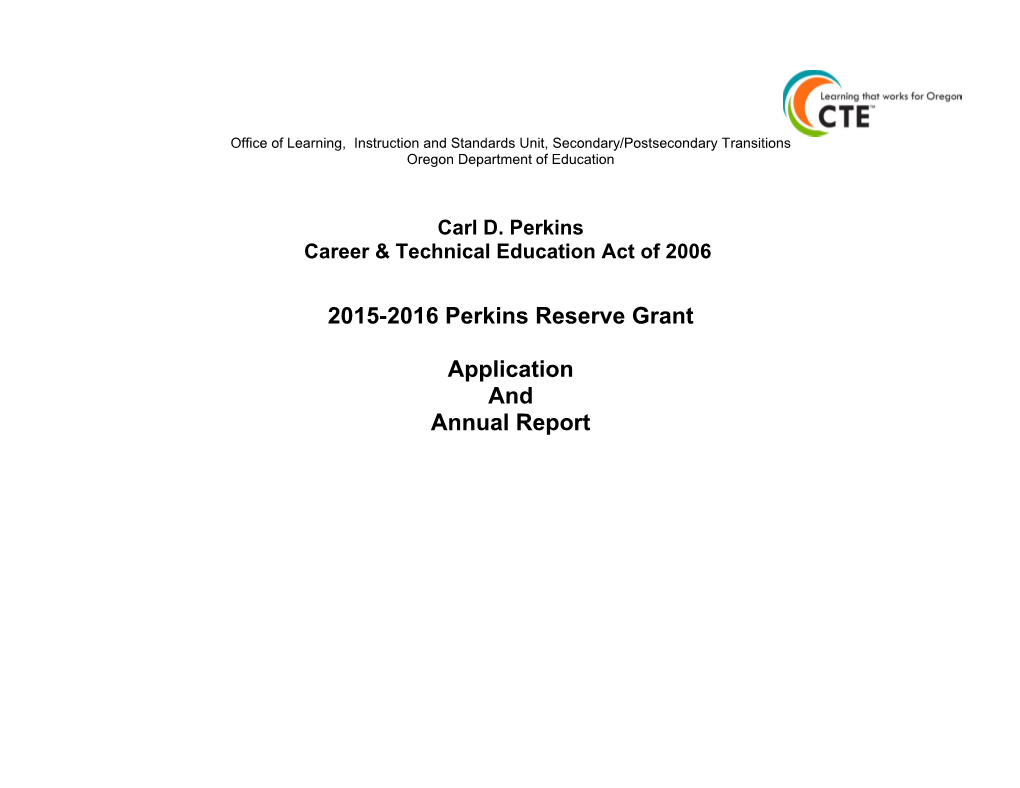 Office of Learning, Instruction and Standards Unit, Secondary/Postsecondary Transitions