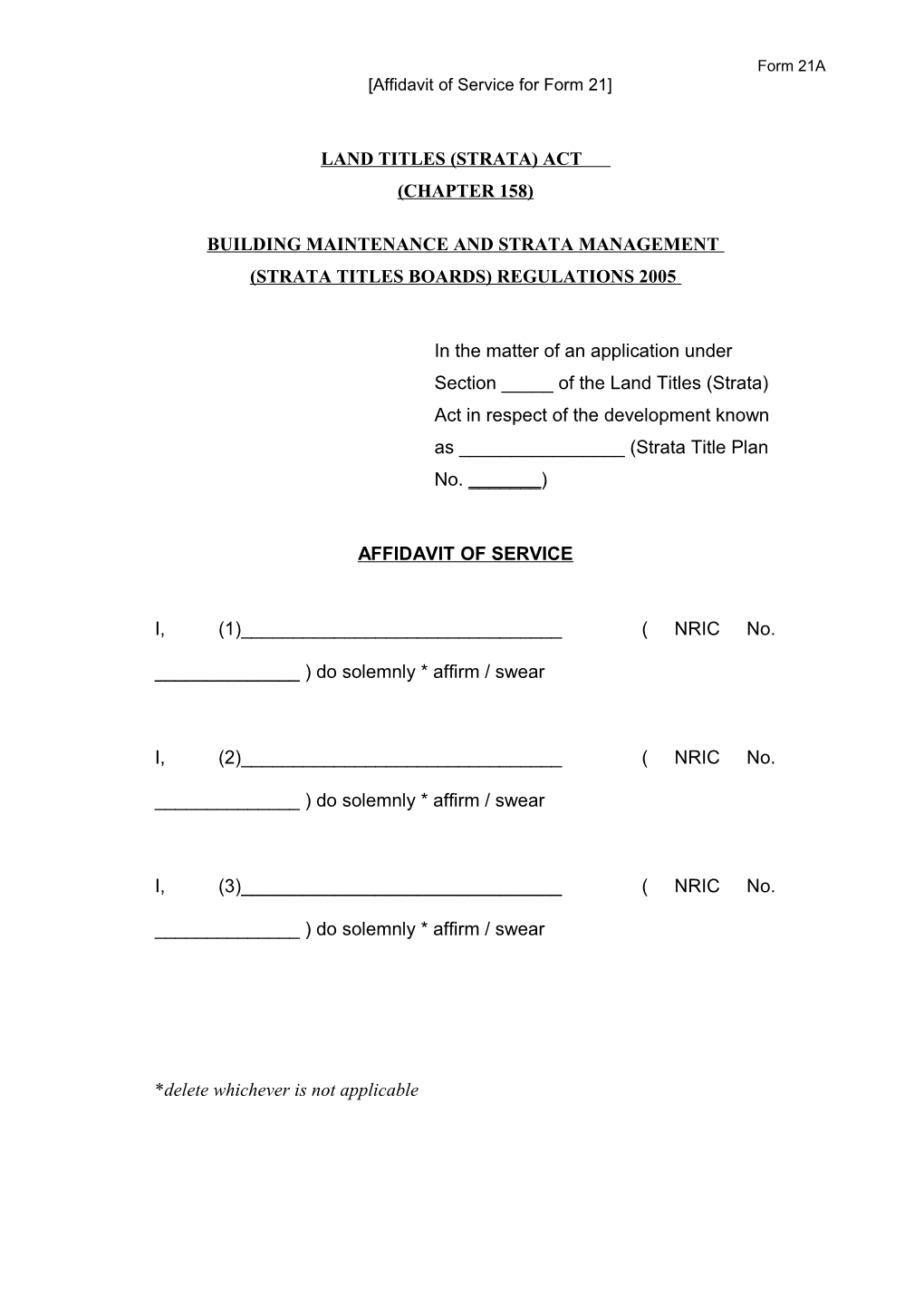 Land Titles (Strata) Act