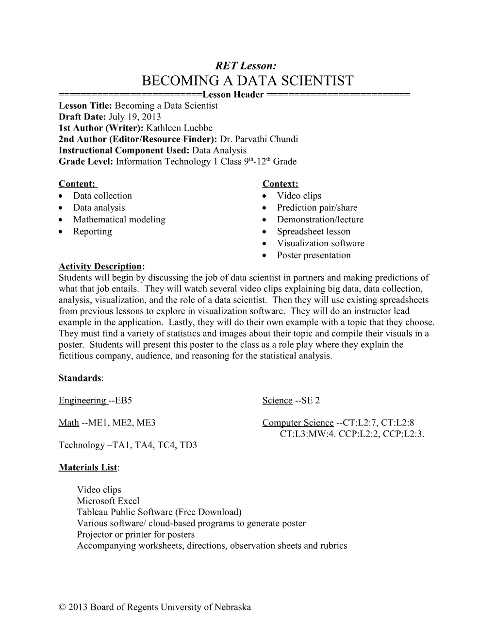 Becoming a Data Scientist