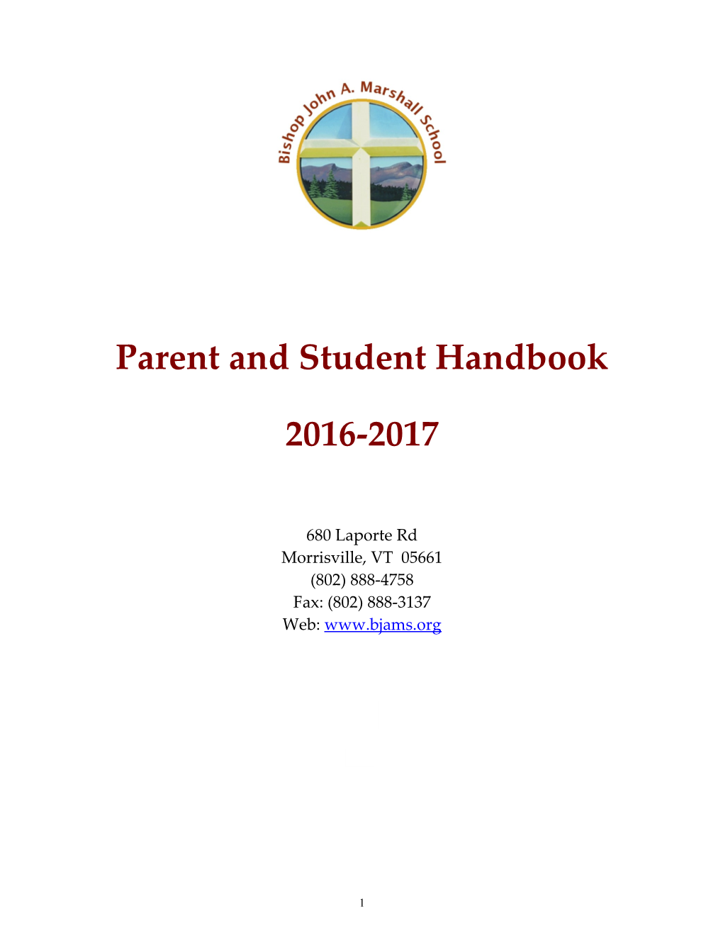 Parent and Student Handbook s1