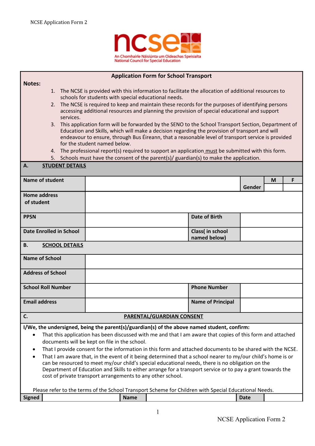 The Professional Report(S) Requiredto Support an Application Must Be Submitted with This Form