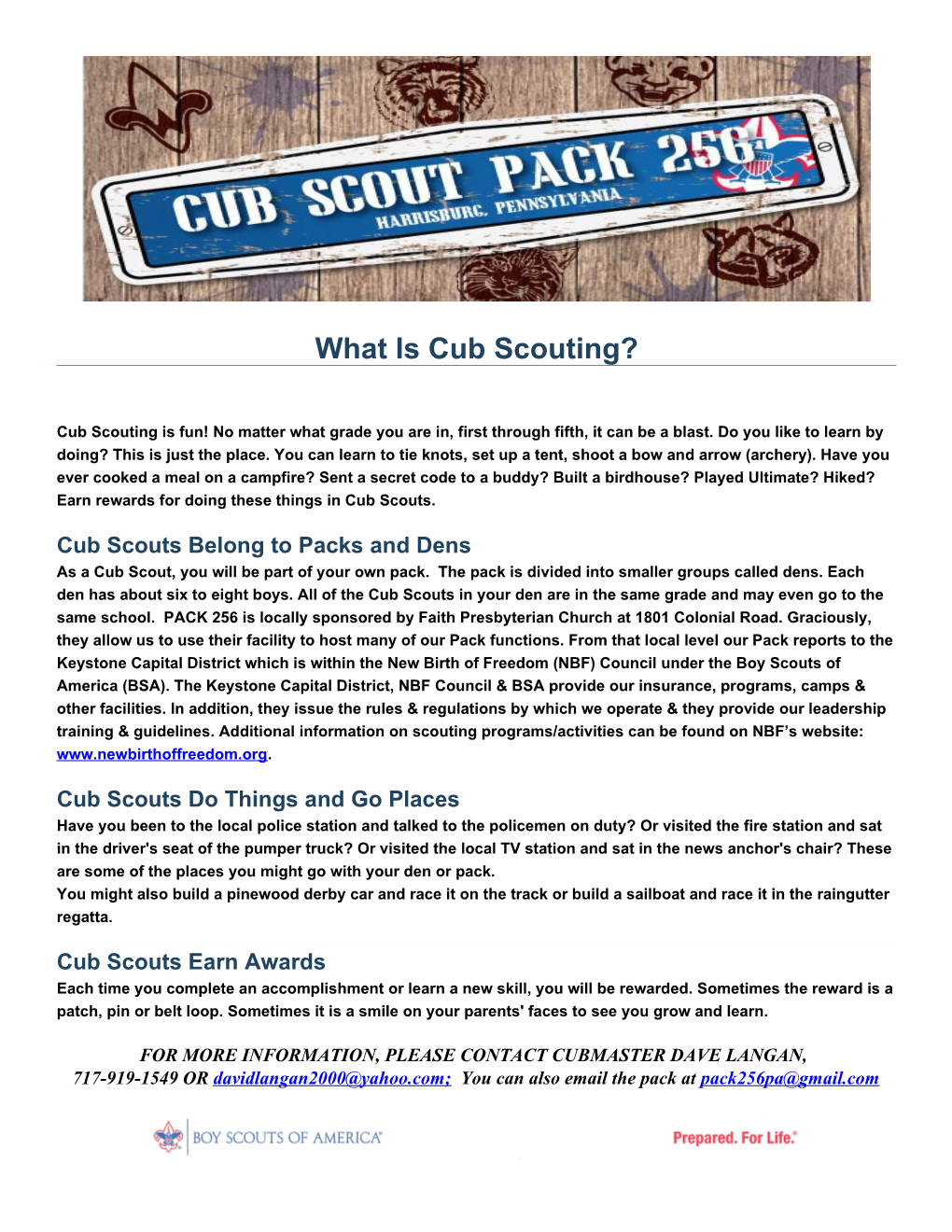What Is Cub Scouting?