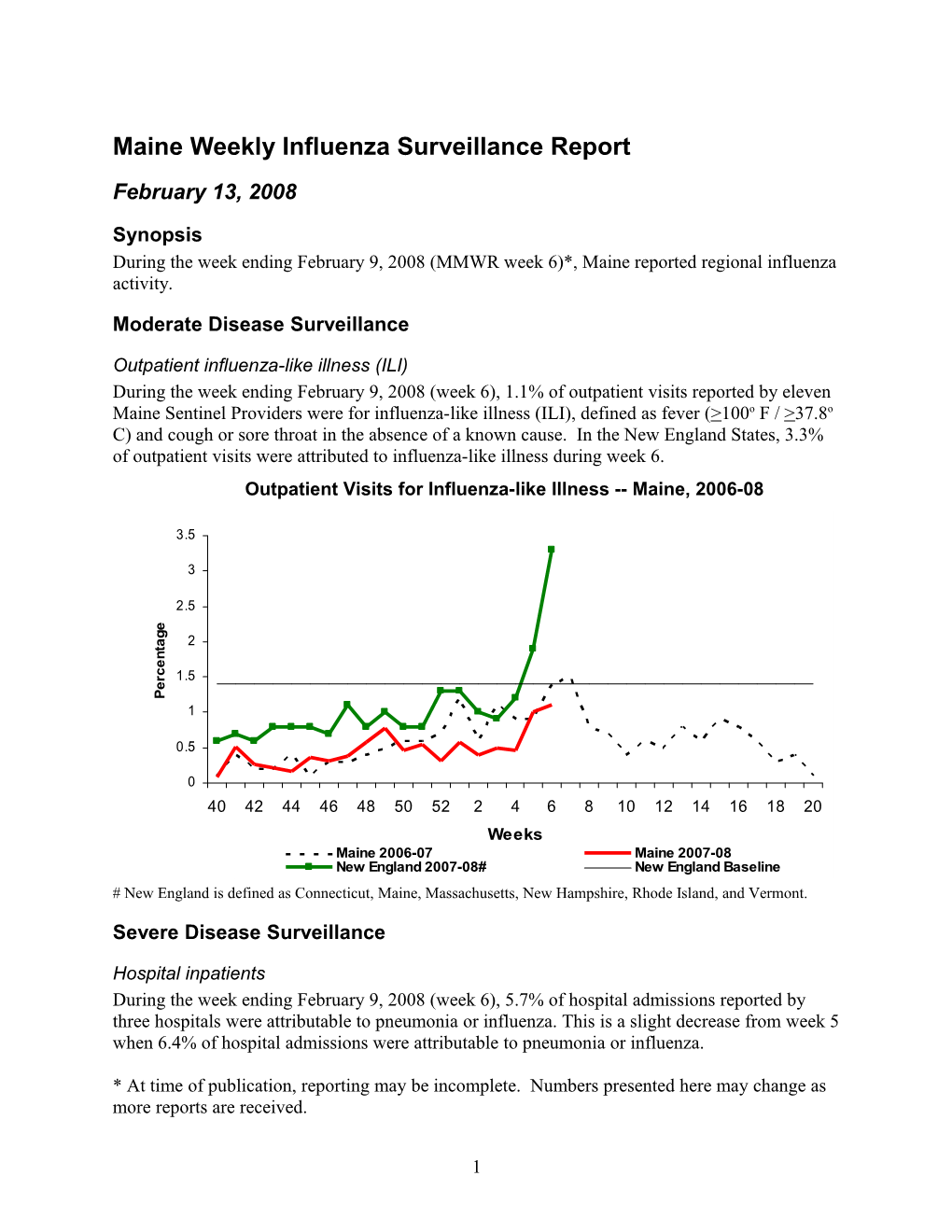 Maine Weekly Influenza Surveillance Report s1