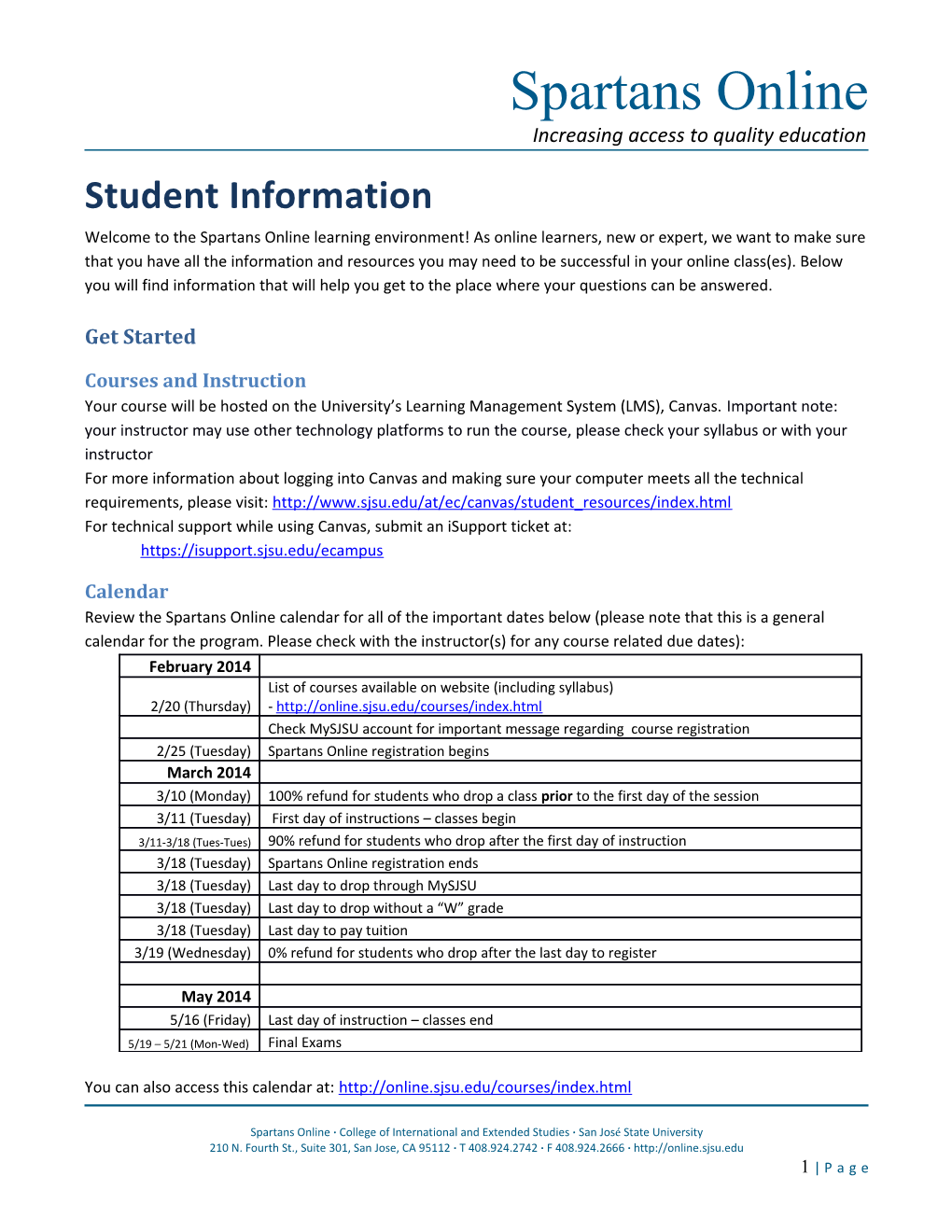 Student Information s9