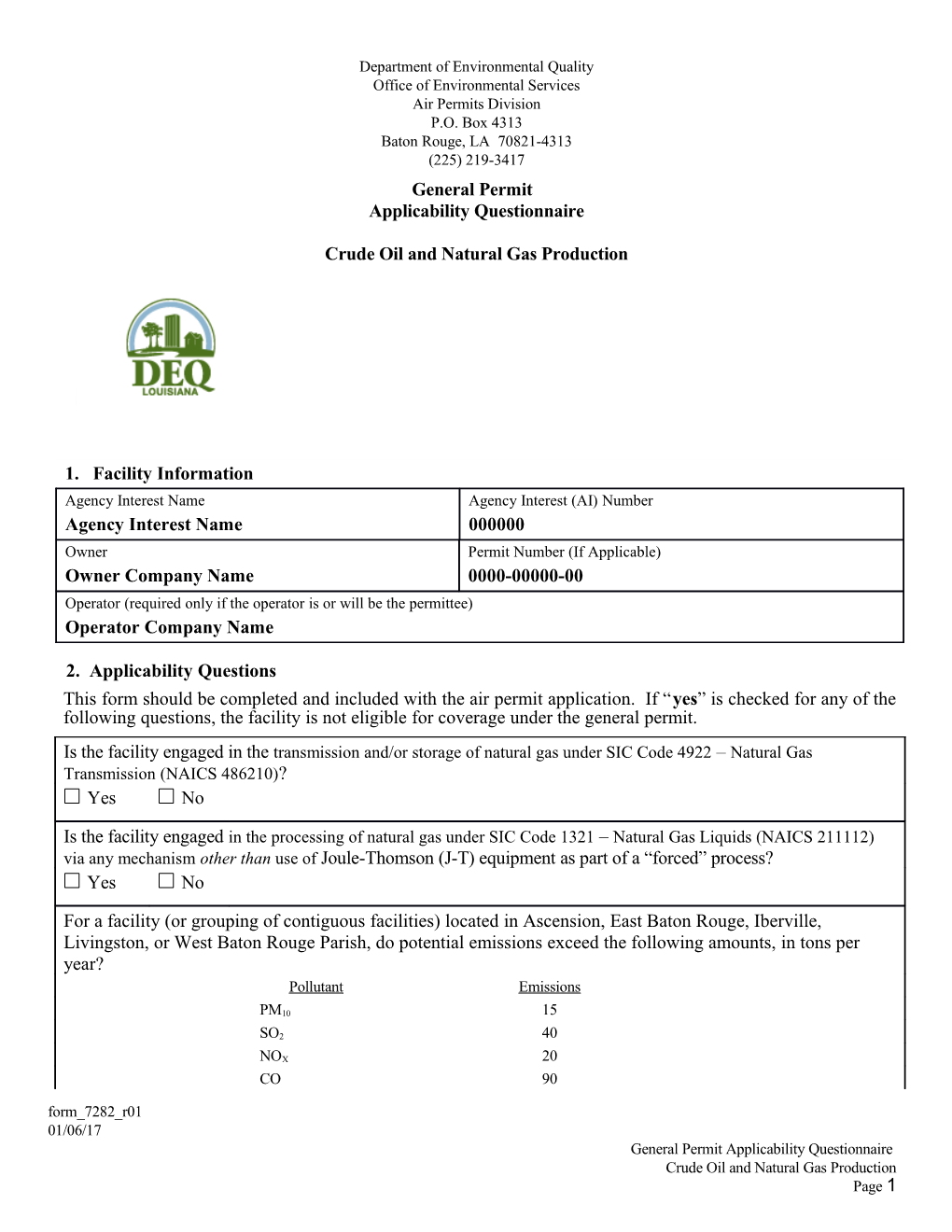 3. Person Who Prepared This Form