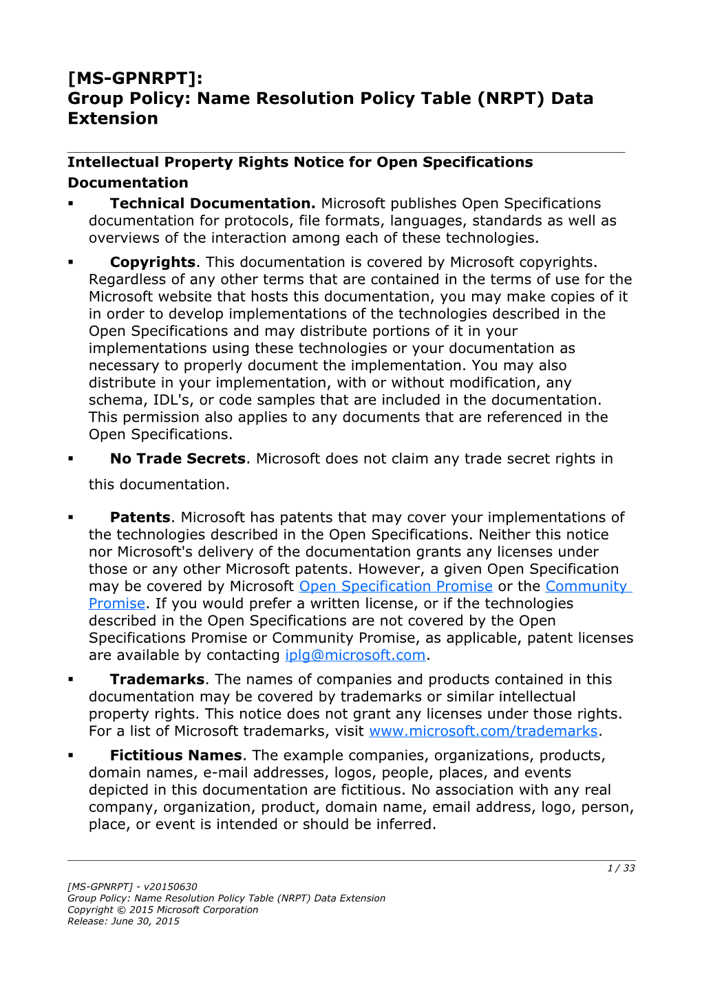 Group Policy: Name Resolution Policy Table (NRPT) Data Extension