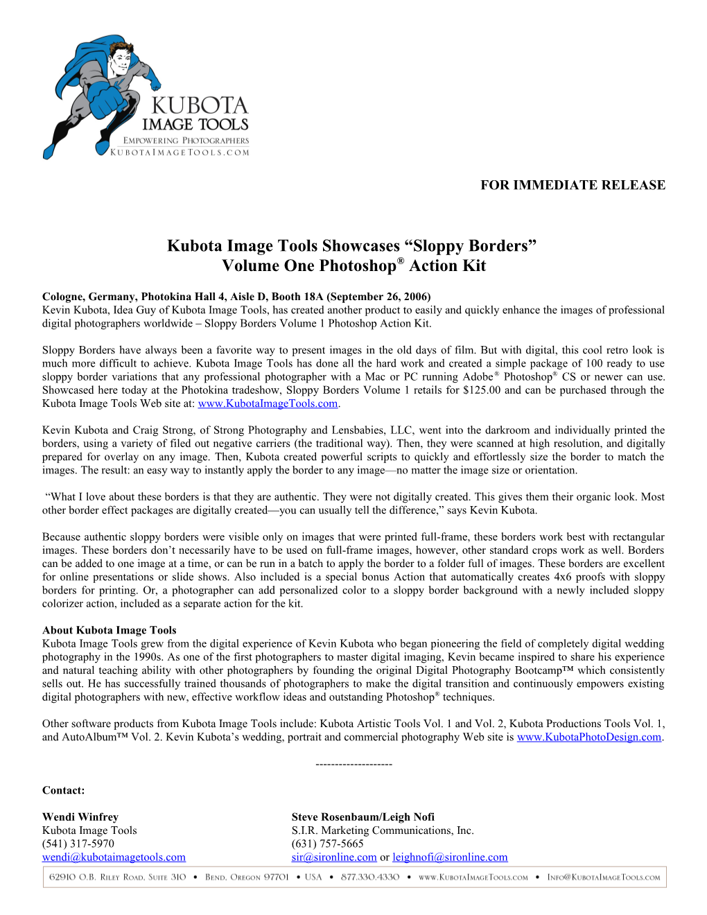 Kubota Image Tools Announces Next -2