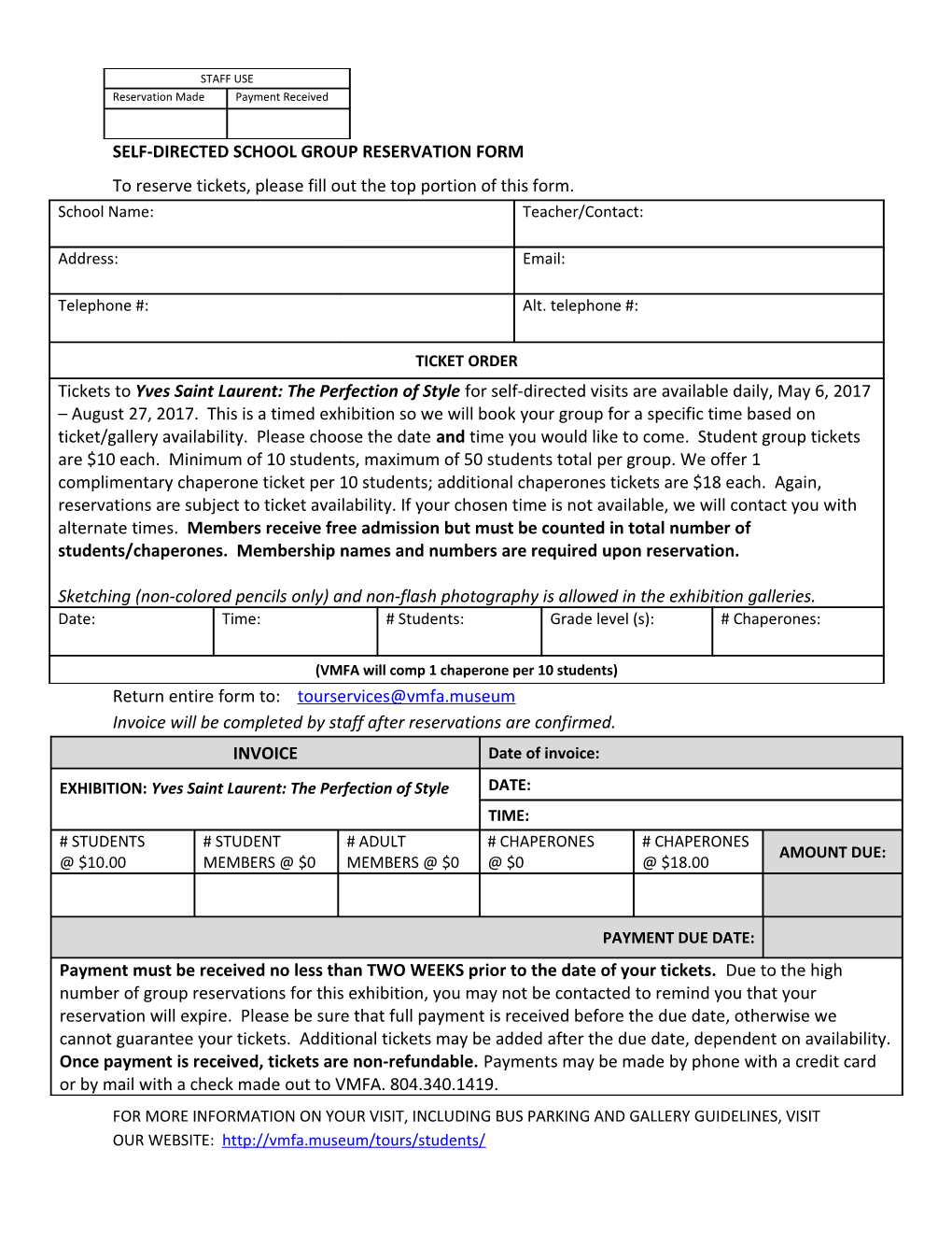 Hollywood Costume School Group Reservation s2