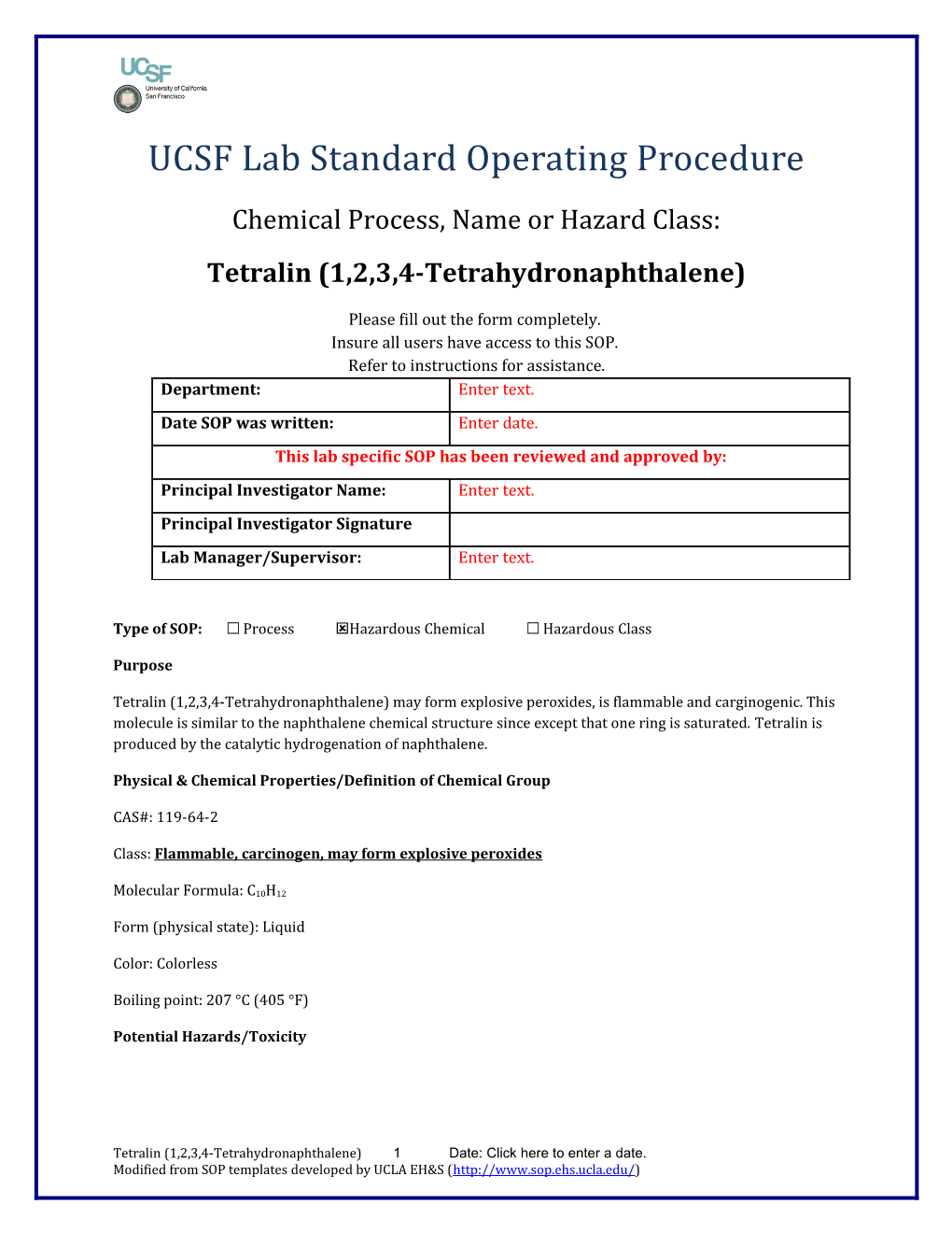 UCSF Lab Standard Operating Procedure s5