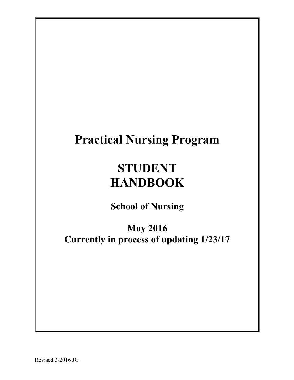 Practical Nursing Program