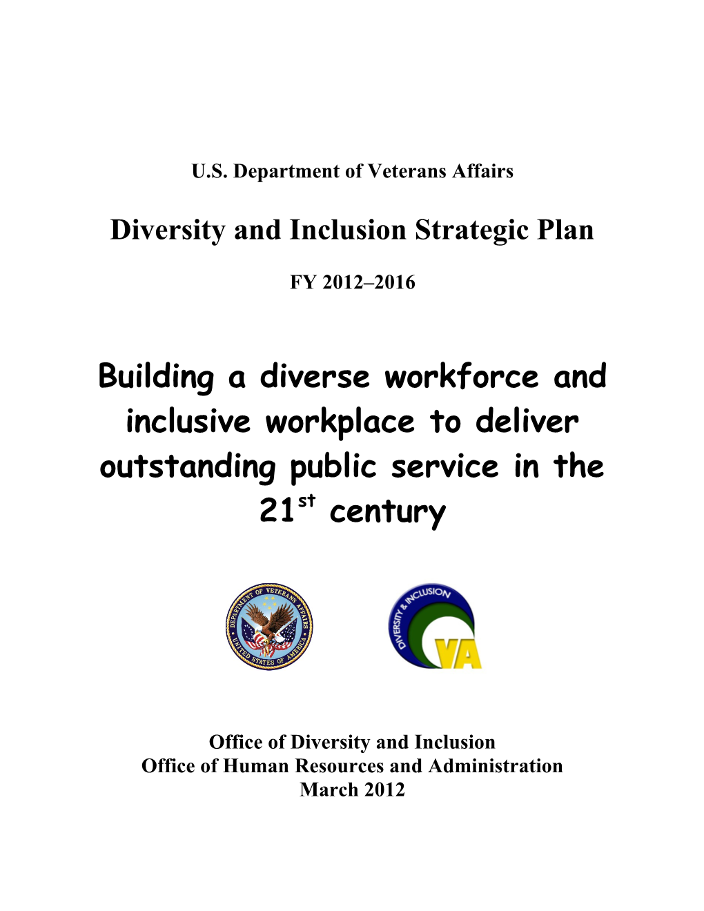 Diversity and Inclusion Strategic Plan