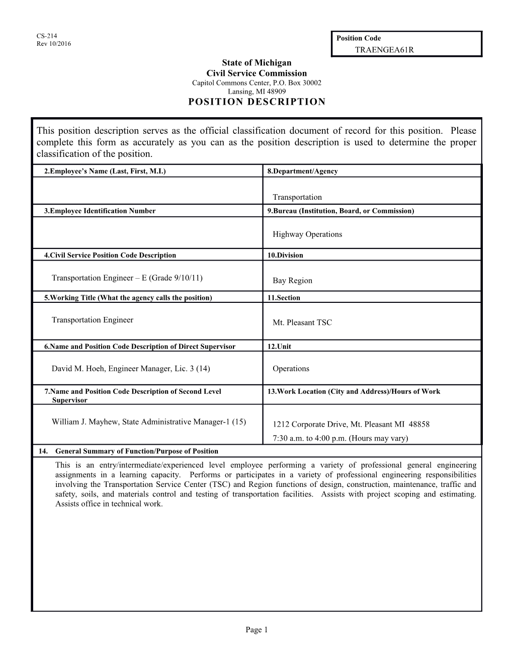 CS-214 Position Description Form s45